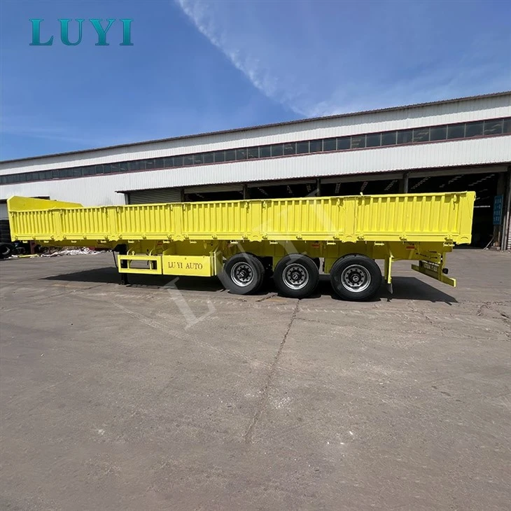 3 Axle Detachable Sidewall Semi Trailer factory 3 Axle Detachable Sidewall Semi Trailer factory