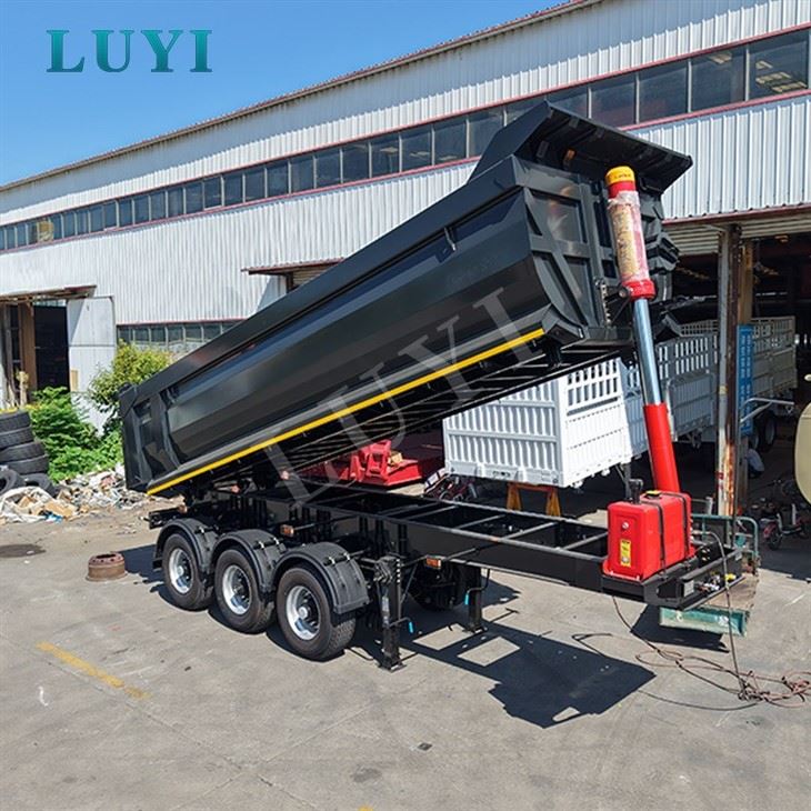 3‑Axle U‑Shape Rear Tipper Semi Trailer For Bulk Cargo Transport suppliers 3‑Axle U‑Shape Rear Tipper Semi Trailer For Bulk Cargo Transport suppliers