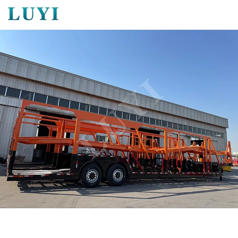 3-axle Car Carrier Transporting Container Trailers manufacturers 3-axle Car Carrier Transporting Container Trailers manufacturers