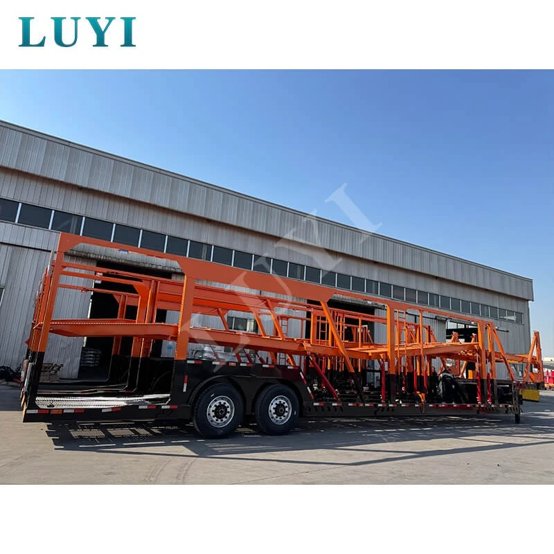 3-axle Car Carrier Transporting Container Trailers manufacturers 3-axle Car Carrier Transporting Container Trailers manufacturers