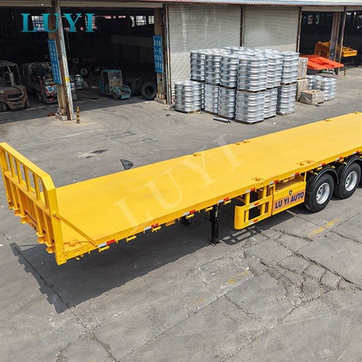 Heavy Duty 4 Axle 80T Flatbed Trailer best