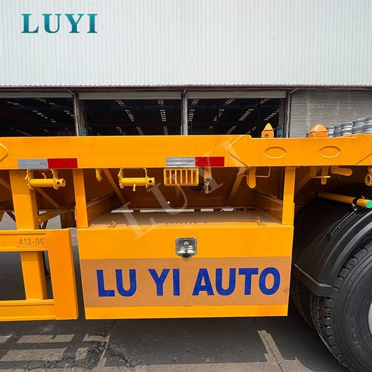 Heavy Duty 4 Axle 80T Flatbed Trailer price
