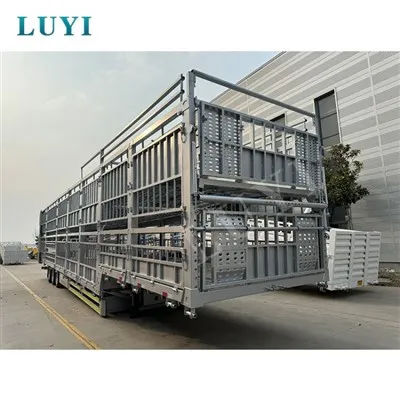 Oplegger voor dierentransporthek